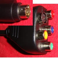 Cable Adaptador 8 Pin S-video A Rca Rgb Audio Y Video
