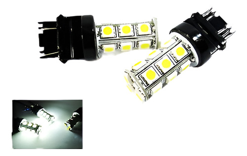 Alta Potencia 2 X 7443 580 18 Smd Led Cola Luz 7440 W21w 992