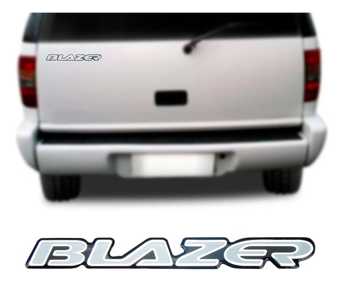 Emblema Blazer Resinado Prata Blazer 96 97 98 99 2000