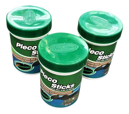 Alimento De Fondo Para Peces Plecostomus 3 Botes 