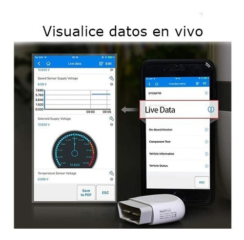 Imagen 2 de 9 de Escaner Automotriz Autel Maxiap Ap200 Obd2