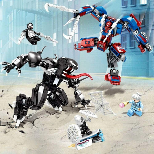 Kit De Construcción Lego Spider Mech Vs. Venom Con Spider-ma