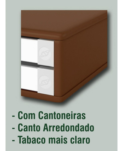 Suporte Monitor Mesa Mdf Black Piano 2 Gavet Bcas Souza 3348