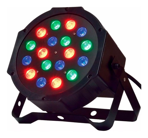 Luz Proton Par 18 Led Alta Luminosidad Rgb Audioritmico Dmx