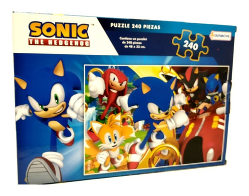 Puzzle Sonic The Hedgehod 240 Piezas Tapimovil Snc01212