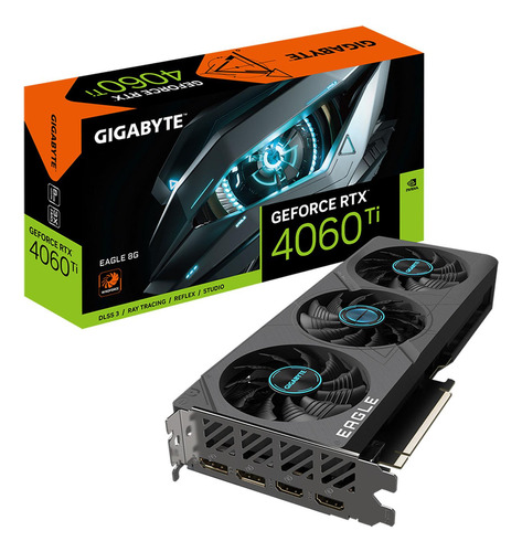 Tarjeta de video Nvidia Gigabyte  Eagle GeForce RTX 40 Series RTX 4060 Ti GV-N406TEAGLE-8GD 8GB