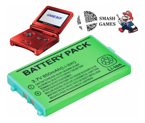 Imagen 1 de 3 de Batería Gameboy Advance Sp,bateria Gba Sp, Gameboy Pila Gba