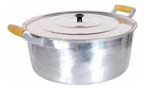 Panela Grande Nº 40 Aluminio Fundido Batido Grosso 18 Litros