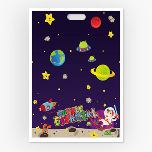 Bolsa Dulces Cumpleaños Espacial X 6 Cotillón Activarte