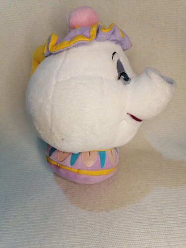 Peluche Original Sra Potts La Bella Y La Bestia Disney 16cm.