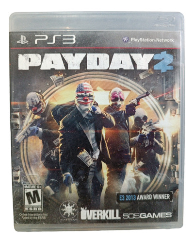 Payday 2 Play Station 3 Ps3 