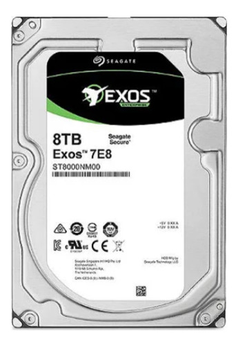 Disco duro interno Seagate Enterprise Capacity ST8000NM0075 8TB gris