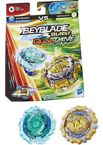 Beyblade Burst Quad Drive Magma R7 Vs Gilded B7 Hasbro F3337