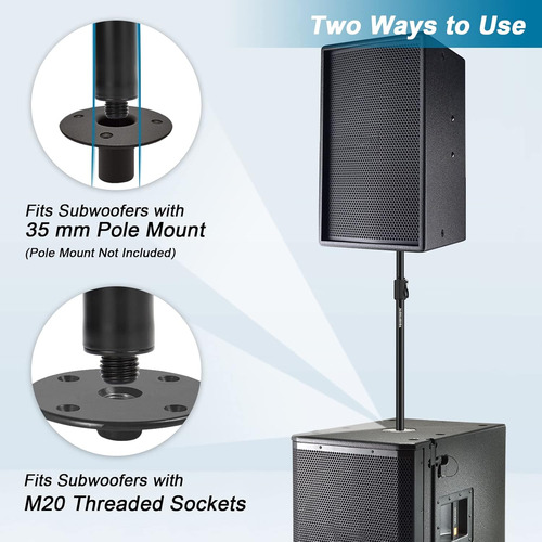 Varilla De Altavoz Múltiple Subwoofer Ajuste De Altura...
