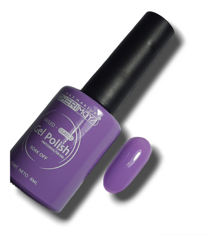 Gel Polish Permanente Cherimoya 8ml 031 Morado Pastel Lila