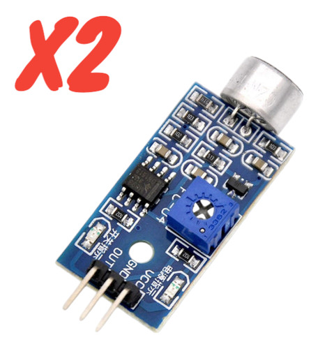 Sensor De Ruido Microfono Arduino Esp32 - 2 Unidades