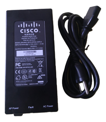 Cisco 341-0212-01 Air-pwrinj4 Power Injector
