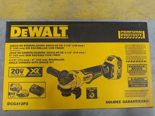 Mini Esmeriladora Indu Angular 20v 4 1 2 Dewalt Dcg413p2 b3
