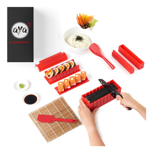 Kit Sushi Roll Fácil Y Divertido Con Video Tutoriales Cuchil