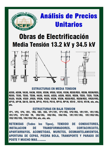 Analisis De Precios Unitarios (base De Datos Cfe) En Opus 18