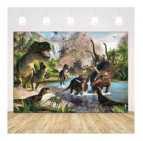 Jurassic Park Fondo Fotografia Diseño Dinosaurio 3d Niño