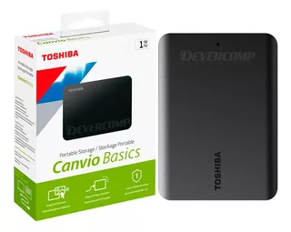 Disco Duro Externo Toshiba Canvio Basics 1 Tb, Usb 3.0