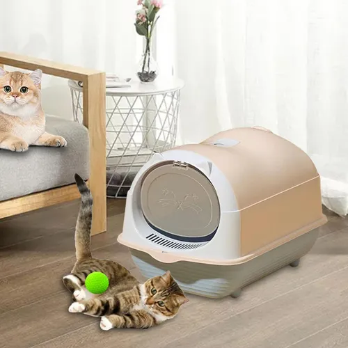 Grande Caja De Arena Para Gatos Inodoro Gato Suministros