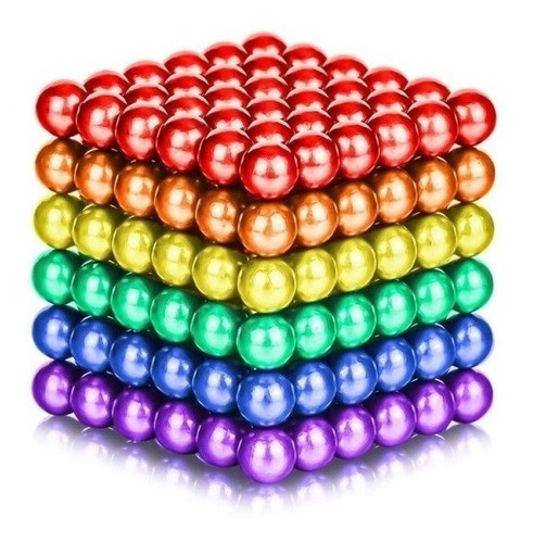 Neocube Buckyballs 216 Esferas 5 Mm Iman Neodimio Colores