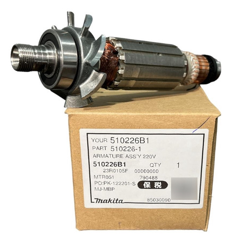 Rotor Induzido 220v Tupia M3700 Mtr051 Makita 510226-1