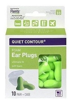 Protetor Auricular Flents Quiet Nrr 33 Db - 10 Pares + Case