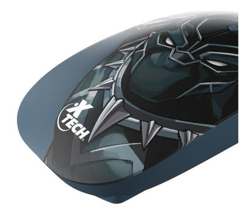 Xtech Mouse Inalambrico Usb Black Panther Color Negro