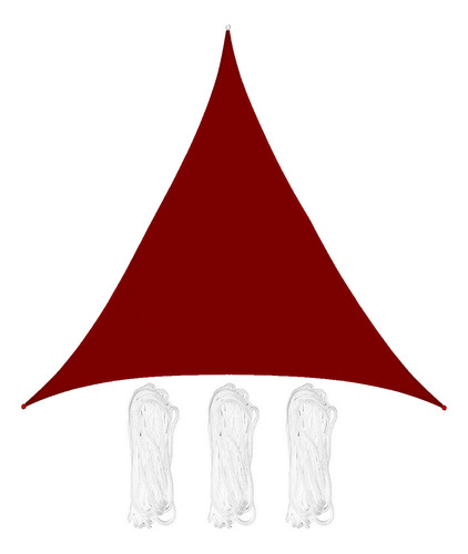 Lona Toldo Vela Triangular Filtro Uv 3,6m Sombra El Rey