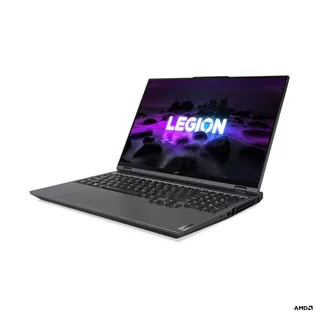 Laptop gamer Lenovo Legion 5 Pro 16ACH6H storm gray 16", AMD Ryzen 7 5800H 16GB de RAM 512GB SSD, NVIDIA GeForce RTX 3060 165 Hz 2560x1600px Windows 11 Home