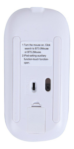 Imagen 5 de 10 de Mouse Gamer Inalambrico Raton Con Luz Led Rgb Usb Recargable