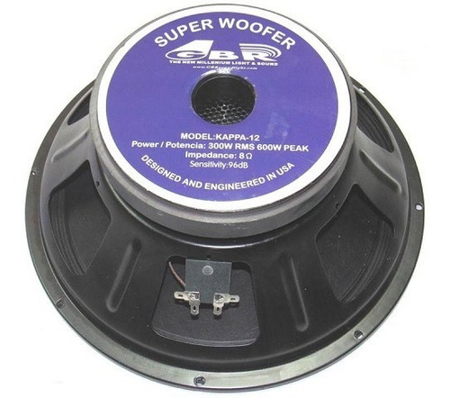 Parlante Woofer Gbr 300w Kappa 12 Pulgadas Alto Rendimiento