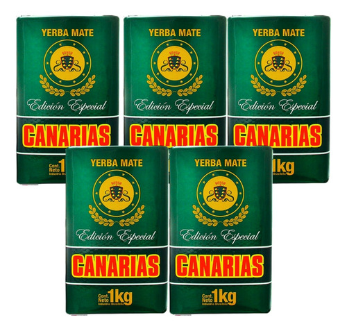 Yerba Mate Canarias Edicion Especial 5x1kg