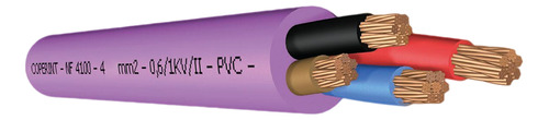 Cable Subterraneo 4x2.5mm² Pvc Malew Potencia Nf 0425