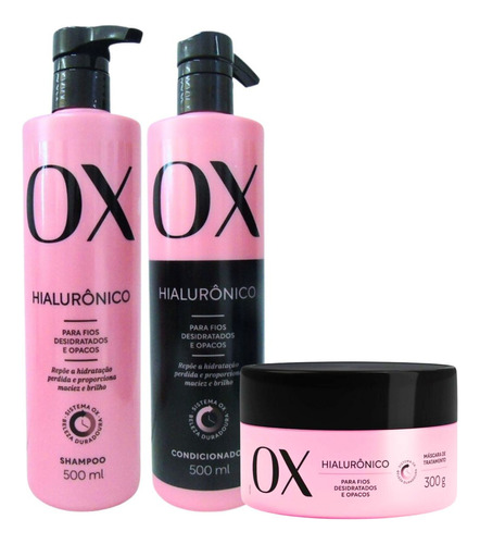 Kit Ox Hialurônico C/3