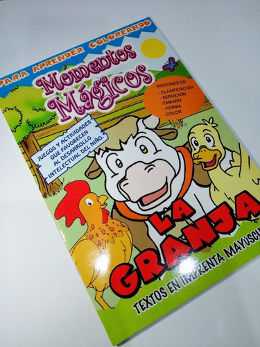 Libro Infantil Para Aprender Coloreando Momentos Magicos