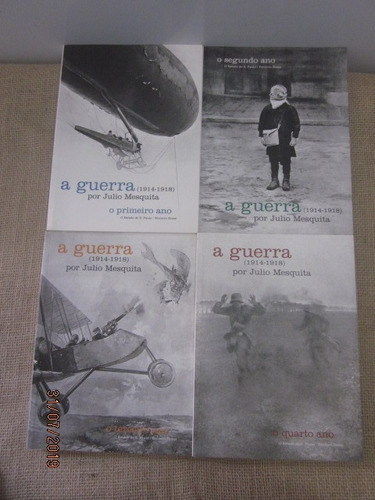 Livros Série Coleção A Guerra (1914 - 1918) 4 Volumes Julio