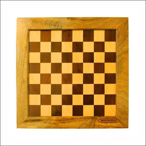 Tabuleiro de Xadrez Pequeno 30x30cm com peças de madeira