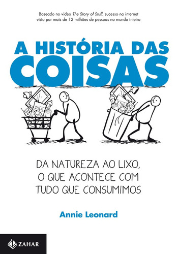 A história das coisas: Da natureza ao lixo, o que acontece com tudo que consumimos, de Leonard, Annie. Editora Schwarcz SA, capa mole em português, 2011