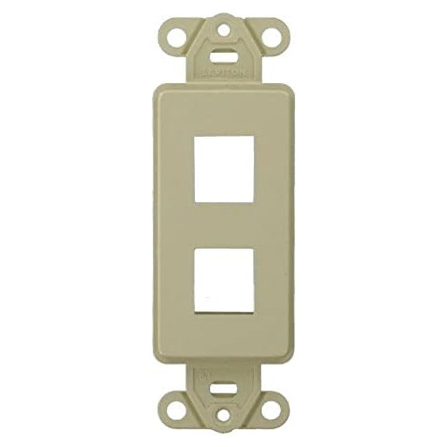 Inserto Quickport Decora 41642i, 2 Puertos, Marfil