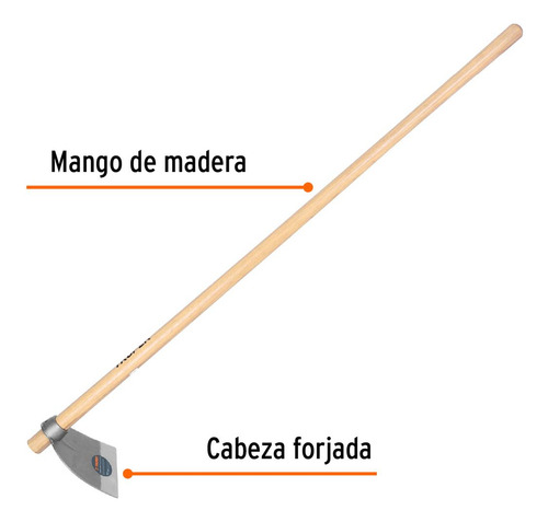 Azadón Lane No.3 De 2.1 Lb Con Mango Madera De 54 , Truper 1
