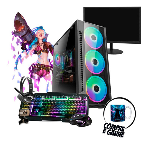 Imagem 1 de 8 de Pc Gamer Completo Maximus Intel I5 Gtx 750 8gb Hd 1tb Wi-fi