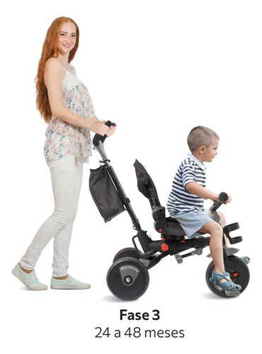 Triciclo Smart Fases - Dobrável Reclinável E Reversível