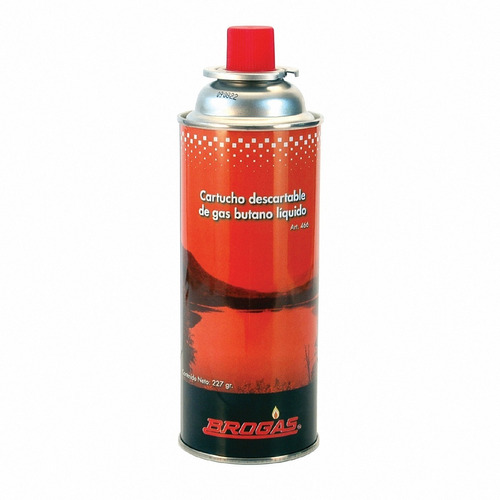 Gas Butano Liquido 227gr Brogas Camping Pesca Cocina 