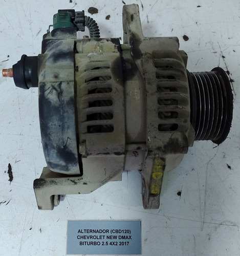 Alternador Chevrolet New Dmax Biturbo 2.5 4x2 2017 