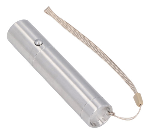 Mini Linterna Portátil De Acero Inoxidable, 3 Modos Y