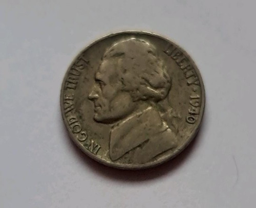 Rara Moeda Dolar Five Cents Dollar Ano 1940. Oportunidade!!! (Usado)